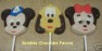 158sp Famous Male Female Mouse Dog Face Chocolate or Hard Candy Lollipop Mold 158sp Famous Male Female Mouse Dog Face Chocolate or Hard Candy Lollipop Mold